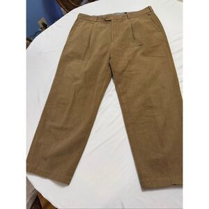 Paul & Shark Yachting Men’s Pleated Brown Dress Pants Size 42 X 29